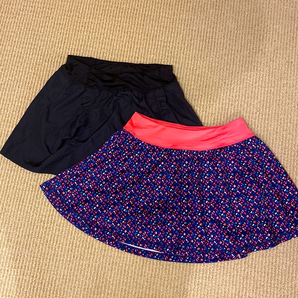 Athletic Skorts Set of 2 Size Girls 14/Womens XS/S